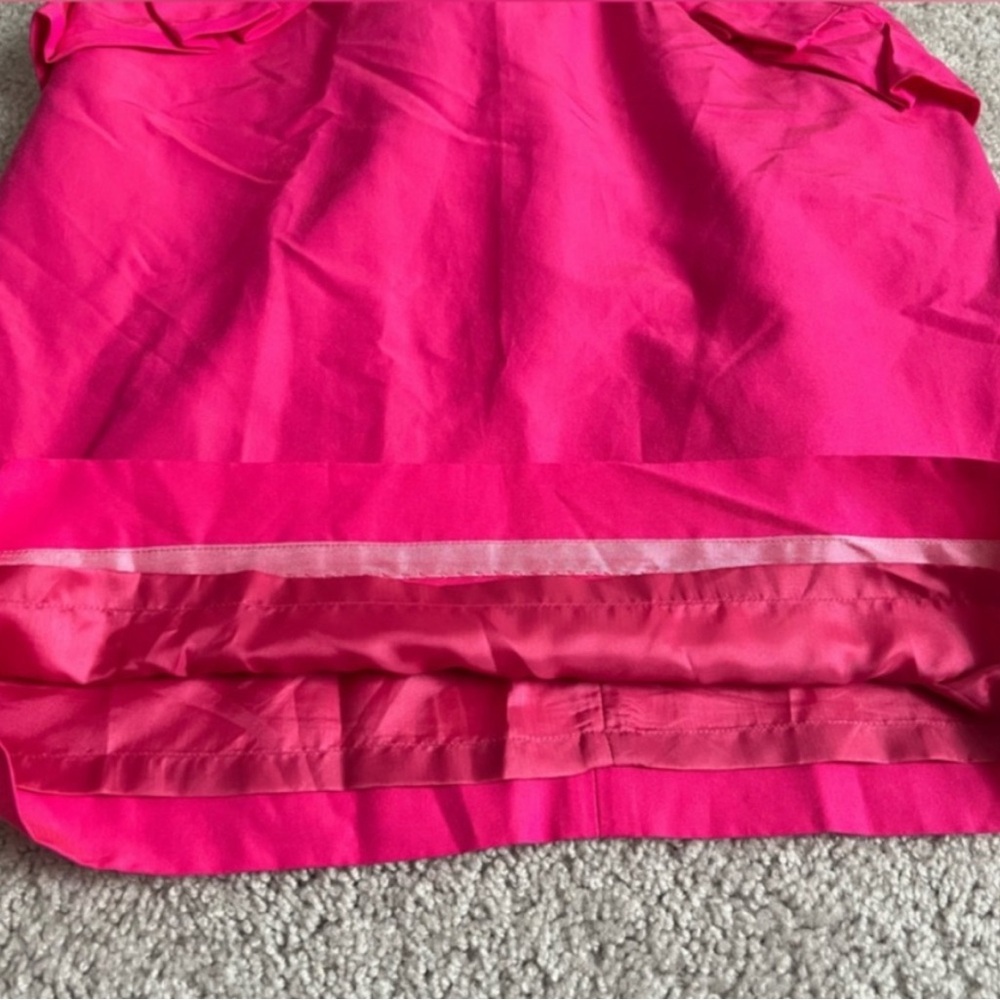 J Crew - Strapless Pink Flamenca Dress - Size 2 NWT - Picture 2 of 6
